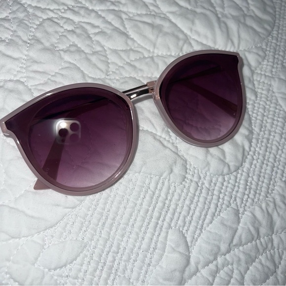J. Crew Sunglasses Women Pink Round Mauve Gold - Picture 8 of 10